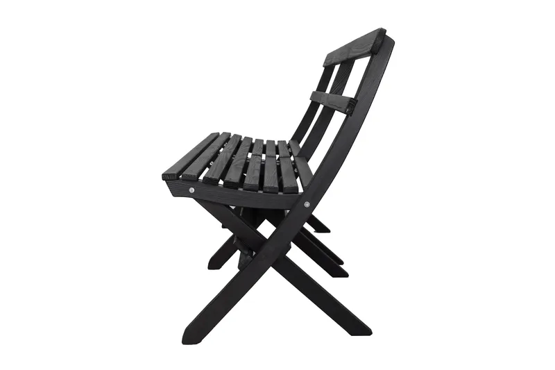 Larios Utebänk 130 cm - Svart - Utemöbler - Utesoffa - Trädgårdsbänk & utebänk