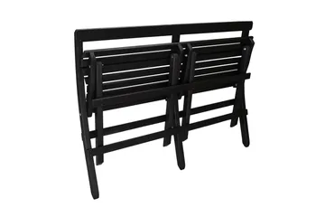 Larios Utebänk 130 cm - Svart - Utemöbler - Utesoffa - Trädgårdsbänk & utebänk