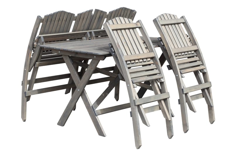 Delpino Utesoffa - Grå - Utemöbler - Loungemöbler - Loungesoffa