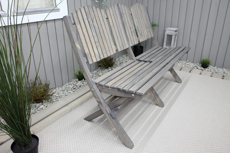 Delpino Utesoffa - Grå - Utemöbler - Loungemöbler - Loungesoffa