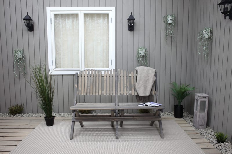 Delpino Utesoffa - Grå - Utemöbler - Loungemöbler - Loungesoffa