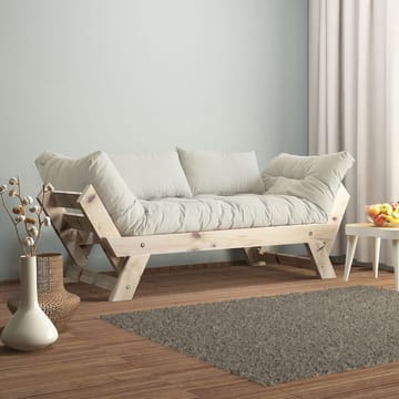 Zylar 2-sits Bäddsoffa - Vit/Natur - Möbler - Soffa - Bäddsoffa - Bäddsoffa 2 sits