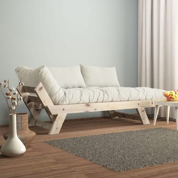 Zylar 2-sits Bäddsoffa - Vit/Natur - Möbler - Soffa - Bäddsoffa - Bäddsoffa 2 sits