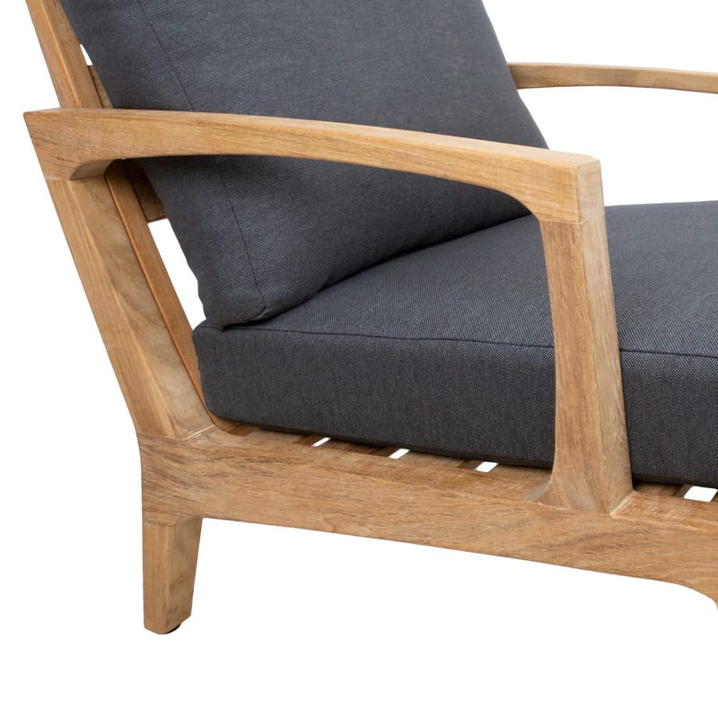 Fåtölj Maldive teak - brun - Utemöbler - Utestol & trädgårdsstol - Utefåtölj & loungefåtölj