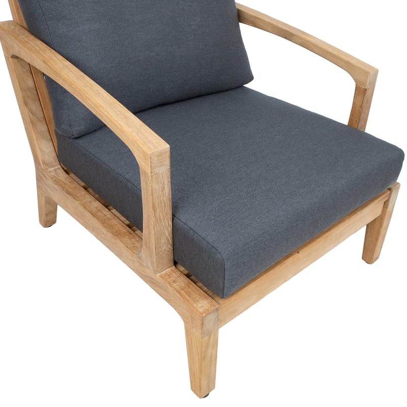 Fåtölj Maldive teak - brun - Utemöbler - Utestol & trädgårdsstol - Utefåtölj & loungefåtölj