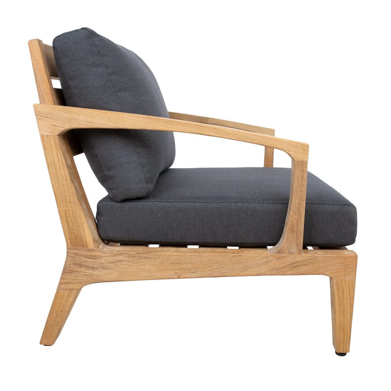 Fåtölj Maldive teak - brun - Utemöbler - Utestol & trädgårdsstol - Utefåtölj & loungefåtölj