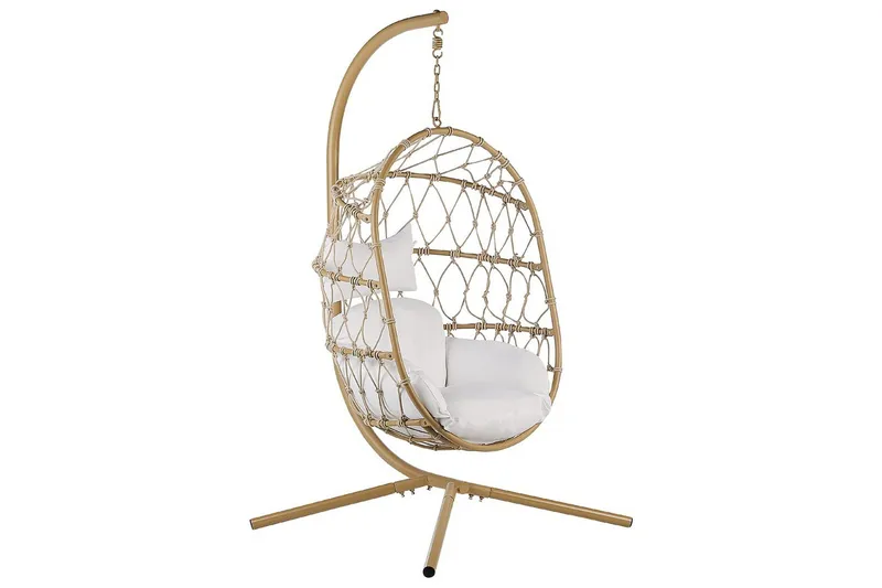 Hängstol Adria, Beige, vit