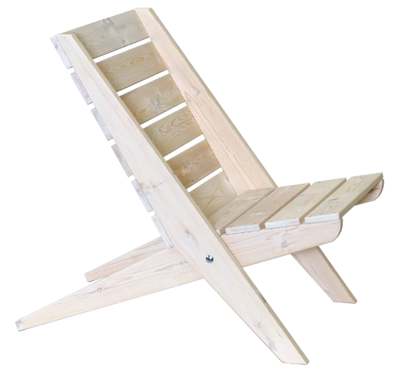 Hillerstorp EcoFurn Stol Granny Double Furu Oljad, Vit