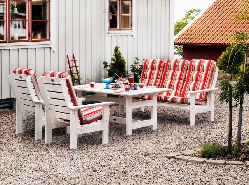 Hillerstorp Herrgård Fåtölj - Vit - Utemöbler - Utestol & trädgårdsstol - Utefåtölj & loungefåtölj