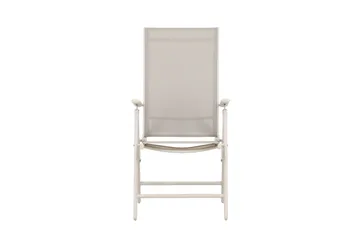 Maggie Fällbar Positionsstol utomhus i aluminium - Beige - Utemöbler - Utestol & trädgårdsstol - Positionsstol