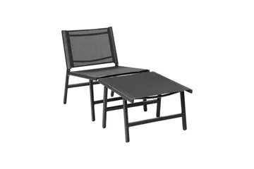 Montmagny Solstol 54x60 cm - Svart - Utemöbler - Utestol & trädgårdsstol - Solstolar