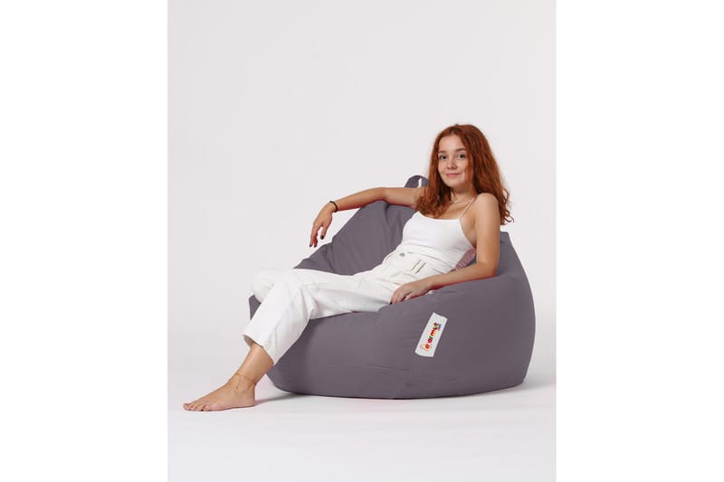 Hunny Sittsäck Utomhus 115 cm - Grå - Utemöbler - Utestol & trädgårdsstol - Sittsäckar utomhus