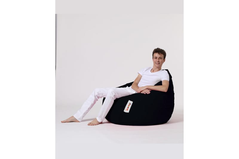 Sittsäckar utomhus Hunny Sittsäck Utomhus 115 cm Svart - Utemöbler - Utestol & trädgårdsstol - Sittsäckar utomhus