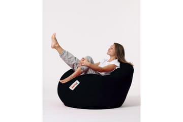 Sittsäckar utomhus Hunny Sittsäck Utomhus 115 cm Svart - Utemöbler - Utestol & trädgårdsstol - Sittsäckar utomhus