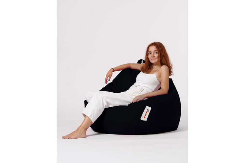 Sittsäckar utomhus Hunny Sittsäck Utomhus 115 cm Svart - Utemöbler - Utestol & trädgårdsstol - Sittsäckar utomhus