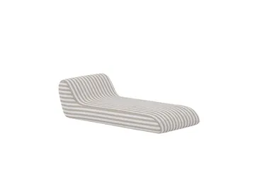 Solstol Redang Utomhus - Beige och vita ränder - Utemöbler - Utestol & trädgårdsstol - Solsäng & Solvagnar