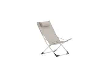 Solstol Seville Utomhus - beige - Utemöbler - Utestol & trädgårdsstol - Solstolar
