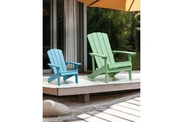 Barnstol Adirondack - Blå - Utemöbler - Utestol & trädgårdsstol - Solstolar - Däckstol