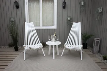 Wellner Utefåtölj - Vit - Utemöbler - Utestol & trädgårdsstol - Utefåtölj & loungefåtölj