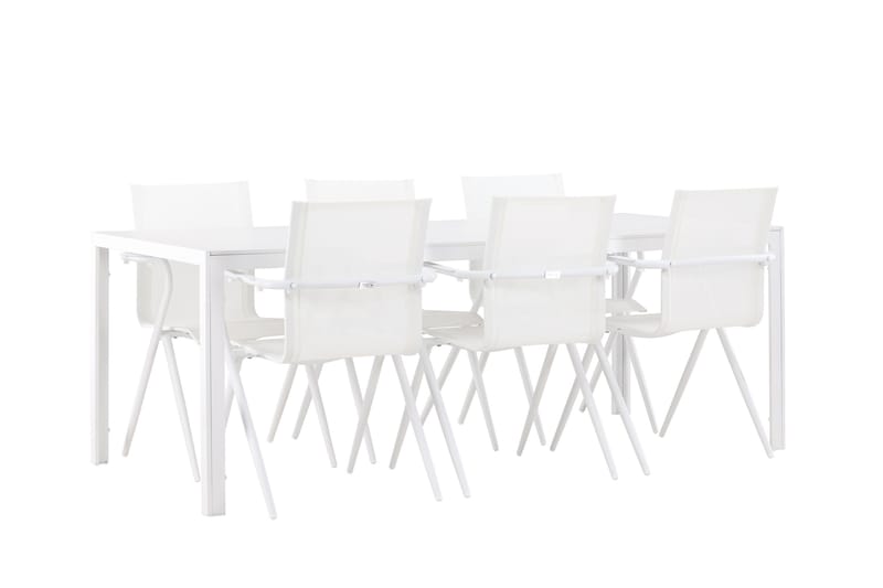 Break Matgrupp Utomhus cm Rektangulär med 6 Alina Utestolar - Utemöbler - Utegrupp - Matgrupp utomhus