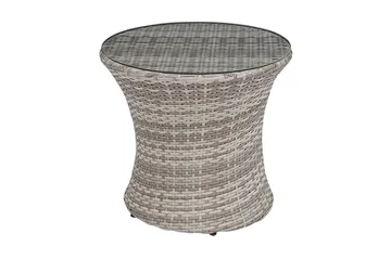 Capri Balkongmöbelset 54 cm - Grå - Utemöbler - Utegrupp - Cafeset