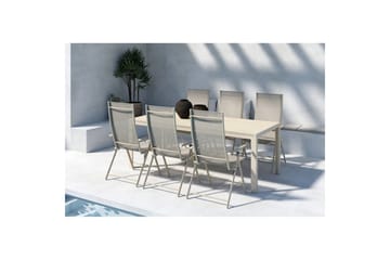 Matgrupp Mirko, Levanzo - Beige - Utemöbler - Utegrupp - Matgrupp utomhus