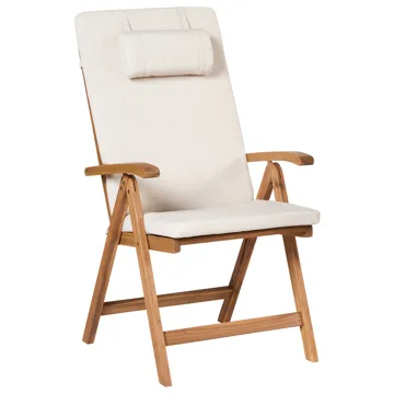 Matgrupp utomhus 6-Sits Java Premium Akaciaträ - Brun/Ljusbeige - Utemöbler - Utegrupp - Matgrupp utomhus