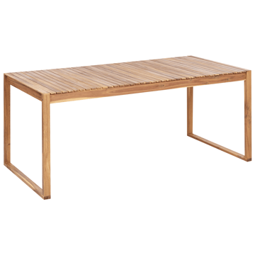 Matgrupp utomhus 8-Sits Sassari Premium med Kuddar Akaciaträ - Brun/Beige - Utemöbler - Utegrupp - Matgrupp utomhus