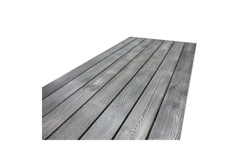 Utomhusmöbelgrupp 190 cm Bord & 6 Belize grå stolar Grå - Grå - Utemöbler - Utegrupp - Matgrupp utomhus