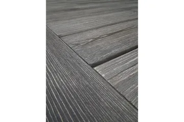Utomhusmöbelgrupp 220 cm bord & 6 Merida grå stolar Grå - Grå - Utemöbler - Utegrupp - Matgrupp utomhus